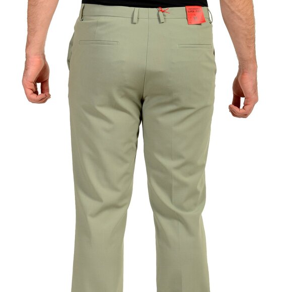 Hugo Boss Men's "Hesten232X" Extra Slim Fit Sage Wool Dress Pants US 36L IT 52 - Picture 3 of 5